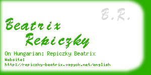 beatrix repiczky business card